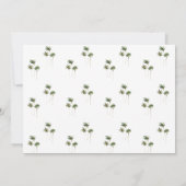 沿岸のヤシの木の移動発表 招待状 (裏面)