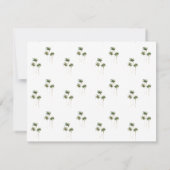 沿岸のヤシの木の移動発表 招待状 (裏面)