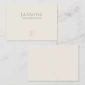 沿岸の優雅なサンゴヤシ貝 プレイスカード (正面/裏面)