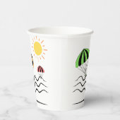 沿岸の冒険：太陽、海、およびロードトリップ 紙コップ (右)