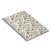 沿岸の別荘　灯台　パターン ノートブック (右側)