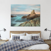 沿岸の夕日 キャンバスプリント (インサイチュ (寝室))