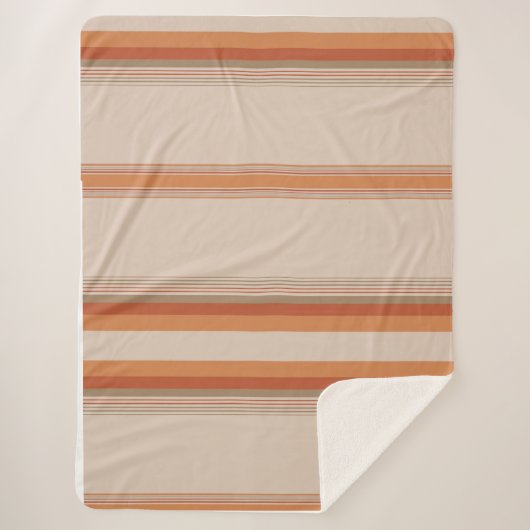 沿岸の夕日 シェルパブランケット (正面)