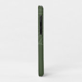 沿岸の孫娘オリーブグリーン貝殻 Case-Mate iPhoneケース (裏面/左)