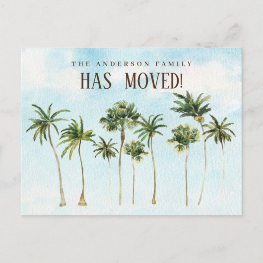 沿岸の松の木の移動のお知らせ 案内ポストカード (正面)