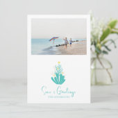 沿岸の海とグリーティングサンゴ シーズンカード (スタンド正面)