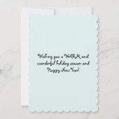 沿岸の海にグリーティングセーリングボート湾 シーズンカード (裏面)