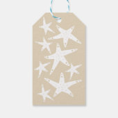 沿岸の白ヒトデ&タウペ ギフトタグ (裏面)