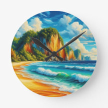 沿岸の穏やか威厳のあるな岸壁と穏やかな海岸