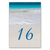 沿岸の誓い表の番号カード テーブルナンバー (裏面)