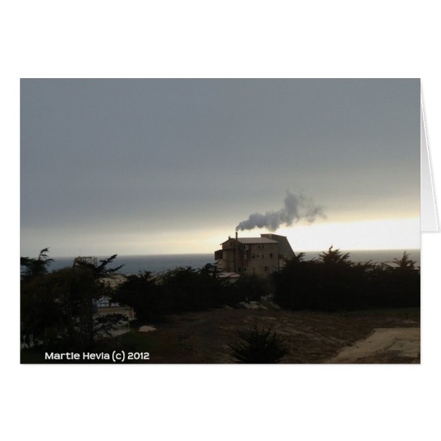 沿岸の霧と煙 (正面横)