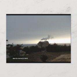 沿岸の霧と煙 | ブルービーチソング™はがき ポストカード