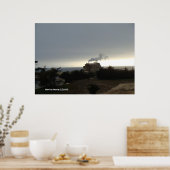 沿岸の霧と煙 ポスター (キッチン)