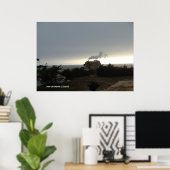 沿岸の霧と煙 ポスター (ホームオフィス)