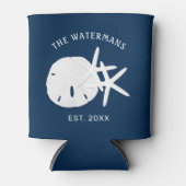 沿岸の青い砂ドルヒトデ 缶クーラー (正面)