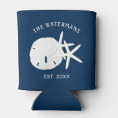 沿岸の青い砂ドルヒトデ 缶クーラー (裏面)