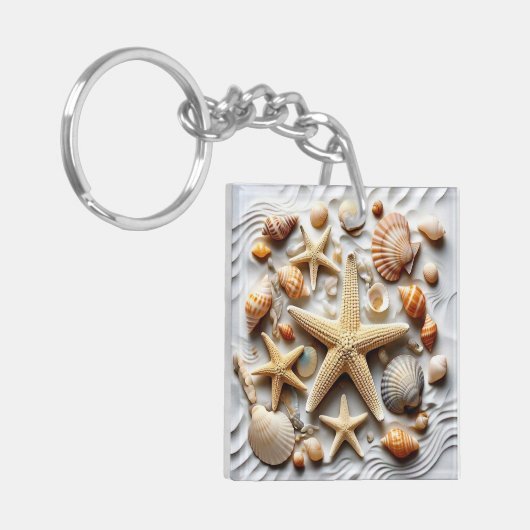 「沿岸の静けさ」 キーホルダー (正面左)