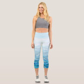 沿岸の高い腰ヨガカプリス カプリレギンス (正面)