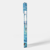 沿岸の鮮やかアートワーク – 帆船，灯台& Case-Mate iPhoneケース (裏面 / 左)