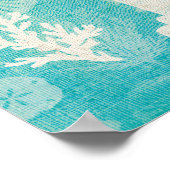 沿岸アート |洗面台 ポスター (角)