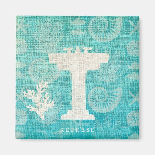 沿岸アート |洗面台 マグネット (正面)