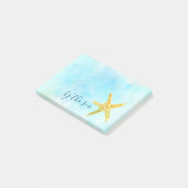 沿岸イエロースターフィッシュアクアウォーター色 ポストイット (アングル)