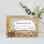 沿岸エレガントビーチ海軍シーサイドサマー結婚ズ 出欠カード (スタンド正面)