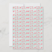 沿岸エレガント女性のカーボーイブライダルシャワー 招待状 (裏面)