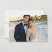 沿岸エレガント牧草地シック応答カード 出欠カード (裏面)