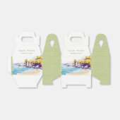 沿岸エレガント砂ビーチロッキーシーケープ結婚ス フェイバーボックス (折り畳みなし)