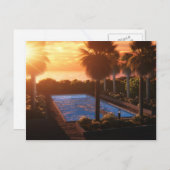 沿岸オアシス：夕べはがき ポストカード (正面/裏面)