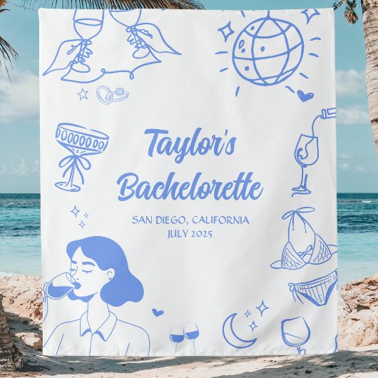 沿岸カスタマイズビーチバチェロレッテデコール タペストリー