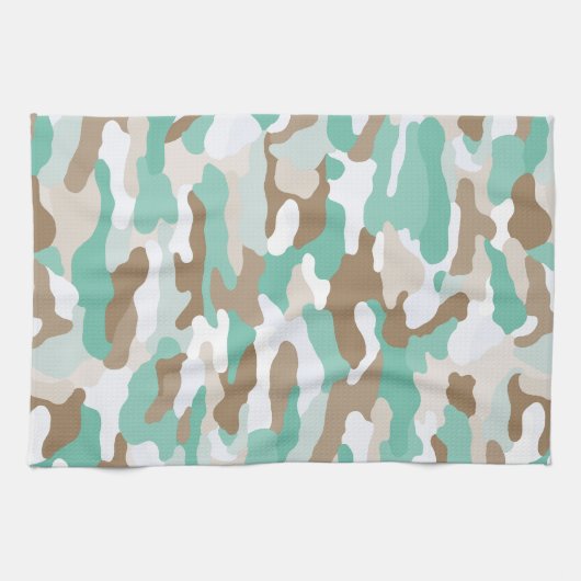 沿岸カモフラージュ キッチンタオル (横)