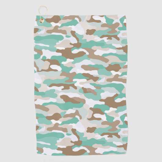沿岸カモフラージュ ゴルフタオル (正面)
