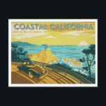 沿岸カリフォルニア ポストカード<br><div class="desc">アンダーソンデザイングループは、テネシー州ナッシュビルにある受賞歴のあるイラストレーションデザイン会社である。創始者のジョエル・アンダーソンは、才能あるアーティストのチームに対し、1920年代から1960年代までのクラシックヴィンテージのプリントに似たオリジナルポスターアートを制作するよう指示す広告る。</div>