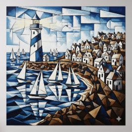 沿岸キュビズム ポスター