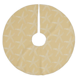 沿岸クリスマスのヒトデの木のスカート ブラッシュドポリエステルツリースカート