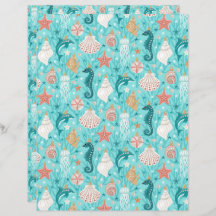 沿岸クリスマスオーナメントスクラップブック紙