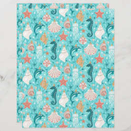 沿岸クリスマスオーナメントスクラップブック紙