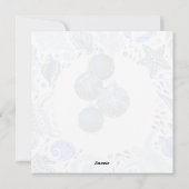 沿岸クリスマスオーナメント航海のビーチテーマ シーズンカード (裏面)