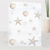 沿岸クリスマスカードのパーソナライズ サンキューカード (裏面)