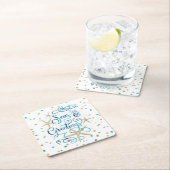 沿岸クリスマスシーズ&グリーティング スクエアペーパーコースター (インサイチュ)