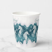 沿岸クリスマスシーホース&スノーフレーク#13 ID1009 紙コップ (右)