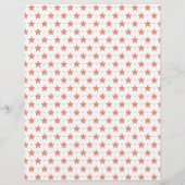 沿岸クリスマススターフィッシュスクラップブック紙 (裏面)