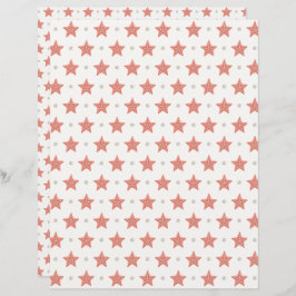 沿岸クリスマススターフィッシュスクラップブック紙