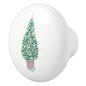 沿岸クリスマスセラミック引出しキャビネットプル セラミックノブ (右)