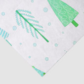 沿岸クリスマスツリーターコイズブルーパターン 薄葉紙 (詳細)