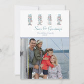 沿岸クリスマスナツクラッカー1枚の写真 シーズンカード (正面)