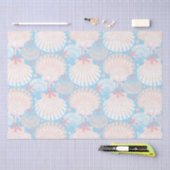 沿岸クリスマスブルー   ラッピング紙 薄葉紙 (クラフト)