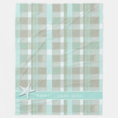 沿岸クリスマスプレッドパターン#2 ID1009 フリースブランケット (正面)